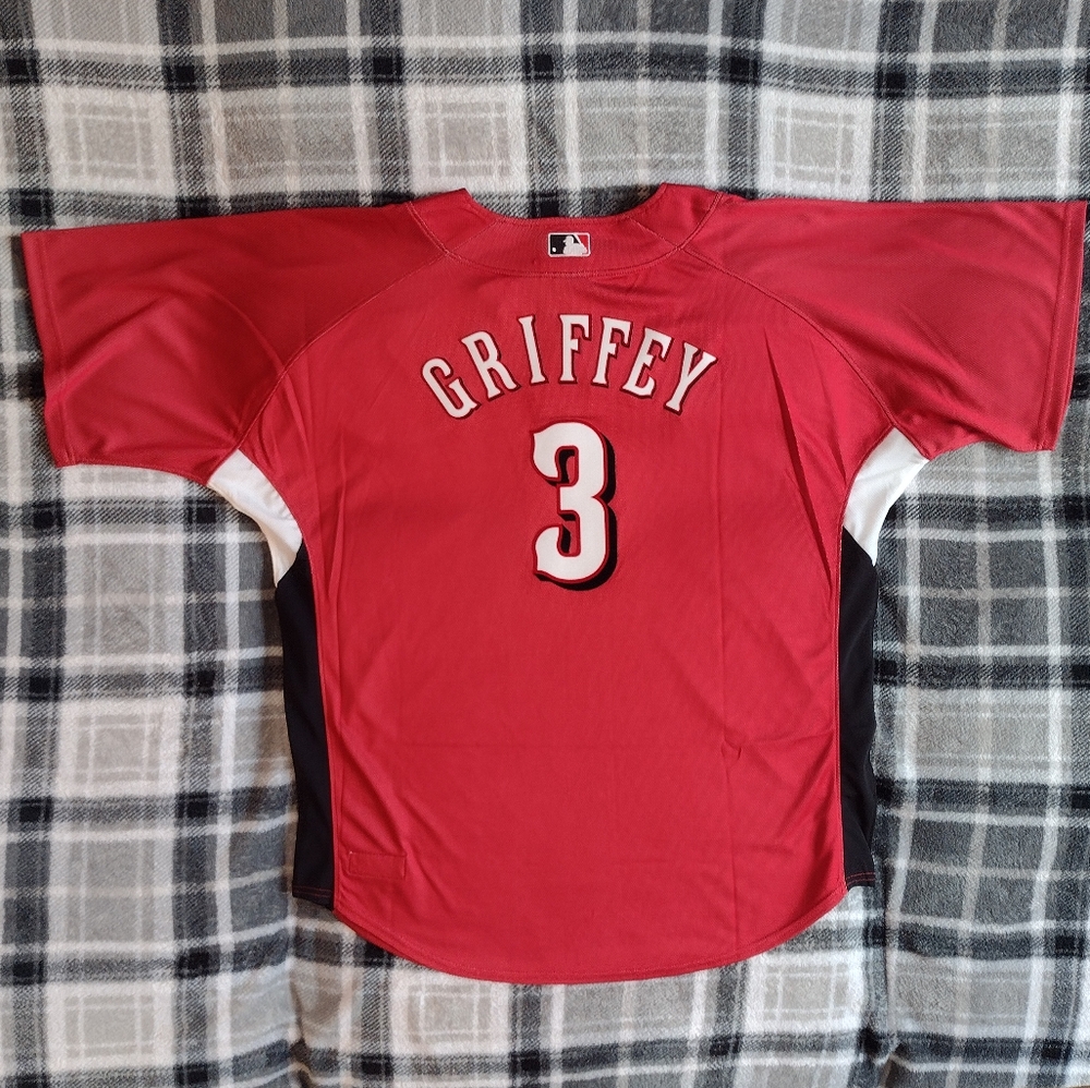 Mitchell & Ness Cincinnati Reds 2007 Ken Griffey Jr jersey red men's size XL